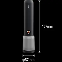 Ліхтарик JimiHome Flashlight Black [JM-G3801] [138799] - мініатюра 4