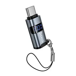 Перехідник HOCO Type-C male to Type-C female screen display adapter UA44A PD 100W