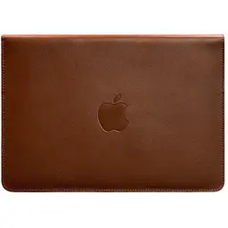 Шкіряний чохол-конверт BlankNote на магнітах для MacBook 14 Світло-коричневий