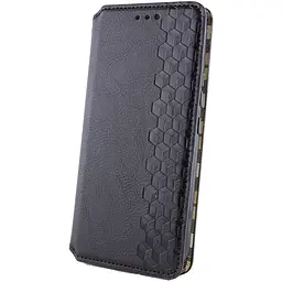 Шкіряний чохол-книжка GETMAN Cubic (PU) для Xiaomi 14T Чорний - мініатюра 2
