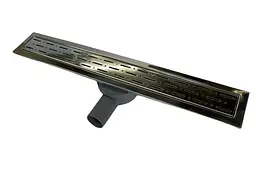 Душовий канал з горизонтальним фланцем Maxiflow VEGA LUX 50 см решітка Дощ 4078.0Y050K.050.1