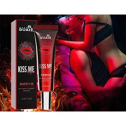 Жіночий збуджувальний гель Dual Kiss Me 20 мл стимулююче інтимне мастило збудник для жінок - мініатюра 2