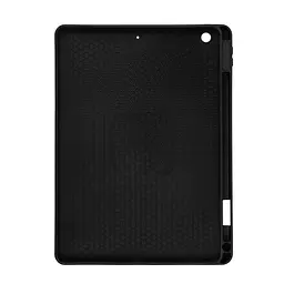 Силіконовий чохол для планшета Apple iPad 10.2 (2019)/10.2 (2020)/10.2 (2021), Matte Slim Fit with Pen, чорний, протиударний бампер, накладка, слот під стилус, виступає над камерою і дисплеєм, 10.2 дюймів, ArmorStandart (ARM75035)