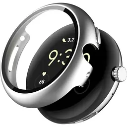 Чохол-накладка DK Пластик Gloss Glass Full Cover для Google Pixel Watch 1 / 2 (silver)