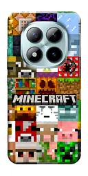 Чохол Demsky Minecraft collage для Xiaomi Redmi Note 15 Pro 5G