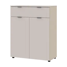 Комод Doros Рон 2 2 фасади 1 шухляда Кашемір 80х38х100 (41516044) - мініатюра 3