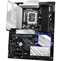 Материнська плата AsRock Z890 PRO RS (1851/Z890, 4xDDR5, PCIex16, HDMI/DP/TB4, 4xSATA, 4xM.2, 2.5Glan, 7.1c, ATX) - мініатюра 3