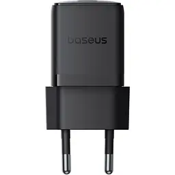 Мережевий зарядний пристрій Baseus Palm Fast Charger 20W + Cable USB-C to Lightning 20W 1m Black (E0116401) [168065] - мініатюра 5