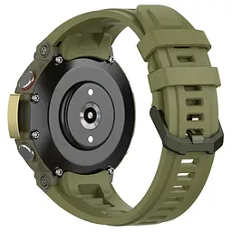 Силіконовий ремінець Primolux для смарт годинника Xiaomi Amazfit T-Rex 2 (A2169/A2170) Dirty Green - мініатюра 2