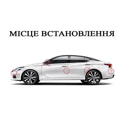 Захисні протиударні смуги Skoda на краю дверей 16х147 мм Гума (наклейки) Чорний 4 шт - мініатюра 5