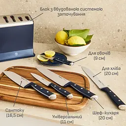 Tefal Набір ножів Tefal Ever Sharp Pro, 6 предметів, нержавіюча сталь, бакеліт, чорний - мініатюра 8