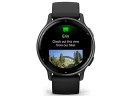 Смарт-годинник Garmin Vivoactive 5 Slate Aluminum Bezel with Black Case and Silicone Band (010-02862-5A) - мініатюра 4