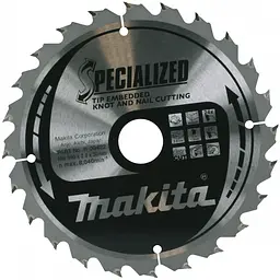 Диск пиляльний по дереву 190х30 мм 24T Makita Makblade Plus qulet cutting B-09422