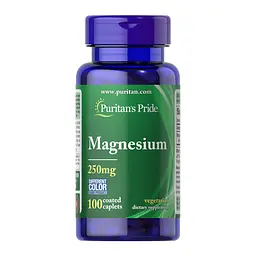 Магній, Magnesium 250 mg - 200 caps