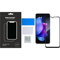 Захисне скло BeCover для Tecno Spark Go 2023 (BF7) Black (709262) - мініатюра 2