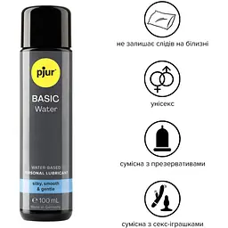 Змазка на водній основі Pjur Basic waterbased 100 мл - мініатюра 2