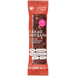 Батончик SunFill Какао-миндаль 35 г (876063)