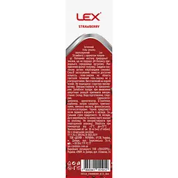Лубрикант Lex Strawberry з ароматом полуниці 30 мл. Ароматизований гель для інтиму - мініатюра 3