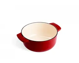 Каструля з кришкою KitchenAid СС006057-001 22 см 3.3 л червона - мініатюра 2