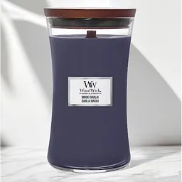 Свічка Woodwick Hinoki Dahlia Large Хінокі далія 609 г (1743611E) - мініатюра 2