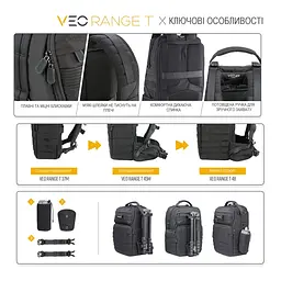 Рюкзак Vanguard VEO Range T 37M Black (VEO Range T 37M BK), Чорний - мініатюра 10