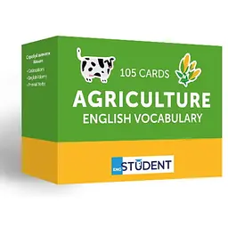 Настільна гра English Student Картки для вивчення англійської мови English Student Agriculture English Vocabulary (укр.) (591225964)