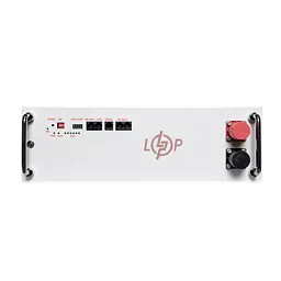 Акумулятор LP LiFePO4 25,6V - 200 Ah (5120Wh) (BMS JK 150A/100А) RM RS485/CAN WH - мініатюра 2