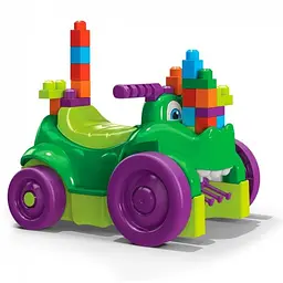 Машинка-крокодил Катайся та збирай кубики Mega Bloks (GFG22) - мініатюра 3