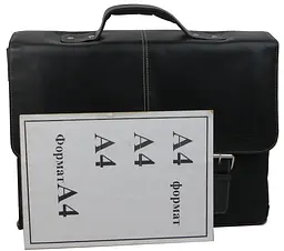 Чоловічий портфель з відділом для ноутбука 15,6 дюймів Monolith S2395 Чорний - мініатюра 9