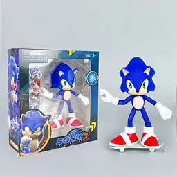 Колекційна фігурка Сонік у коробці SONIC THE HEDGEHOG 3 (16 см). - мініатюра 1