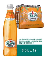 Лимонад Borjomi Limonati Аджарський мандарин сильногазований 0.5 л - мініатюра 5
