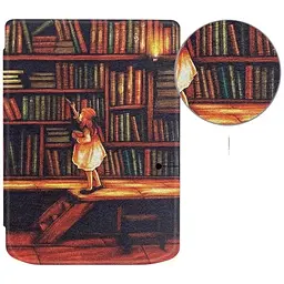 Чохол-книжка BeCover Smart Case для PocketBook 629 Verse / 634 Verse Pro 6" Library Girl (710975) - мініатюра 4