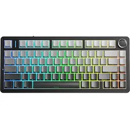 Клавіатура Aula F75 Gasket Reaper Switch Hot-Swap RGB Bluetooth/Wireless/USB UA Black/Grey (6948391209913)