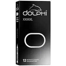 Презервативи Dolphi XXXXXL збільшеного розміру, 12 шт. (DOLPHI/XXXXXL/12)