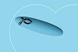 Вібратор FairyGasm PleasureArrow 11.5 см блакитний - мініатюра 3