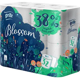 Туалетний папір Grite Blossom 3 шари 32 рулони (4770023346787/4770023348798)