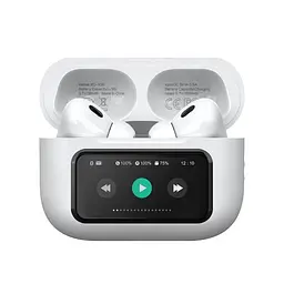 Навушники бездротові XO X36 Pro Smart Screen ANC Active Noise Cancellation білі - мініатюра 3