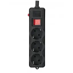 Мережевий фільтр живлення Gembird SPG3-G-15B-PRO