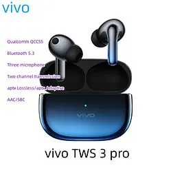 TWS-навушники VIVO TWS 3 Pro blue - мініатюра 4