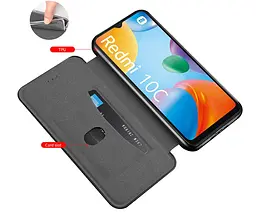 Чохол-книжка Primolux Besus для телефону Xiaomi Redmi 10C Black - мініатюра 5