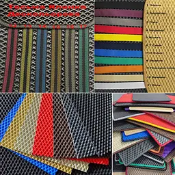 Килимки в салон EVA для Nissan Note АКП I 2005- з підп'ятником Синьо-Синій кант 5 шт - мініатюра 2