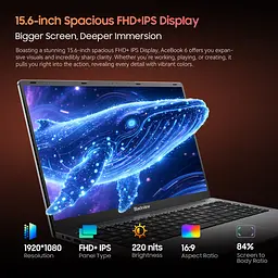Ноутбук Blackview Acebook 6,16GB DDR4 512GB, N150 36GHz / UHD, Win11 Home, 38Wh, +, HDMI 2.0, Bluetooth 5.0, USB 3.0 - мініатюра 4