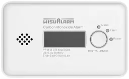 Детектор чадного газу Visualarm HY-GC20B з 10-річним терміном служби батареї
