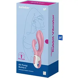 Вібратор-кролик Satisfyer Air Pump Bunny 2 - мініатюра 5