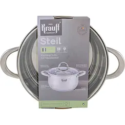 Каструля Krauff Steil зі скляною кришкою 24 см 5.8 л (26-238-077) - мініатюра 7