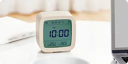 Розумний термогігрометр Qingping Bluetooth Alarm Clock White (CGD1) [44861] - мініатюра 2