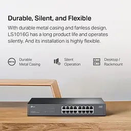 Комутатор мережевий TP-Link (LS1016G) - мініатюра 6