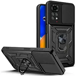Чохол Ummi Camshield Serge Ring для Xiaomi Redmi Note 11 (Global) / Note 11S Чорний / Black