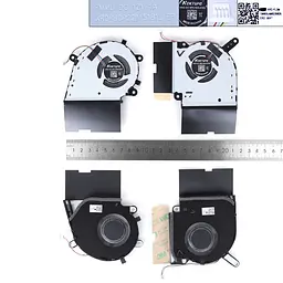 Вентилятори для Asus G512 G712 G531 G532 G731 GL531, (12V GPU+CPU, 13NR01N0P08012, 13NR01N0P09012, Аналог) - мініатюра 3