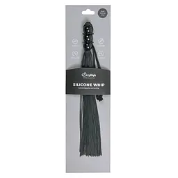 Хлист силіконовий Easytoys Black Silicone Whip, 32 см - мініатюра 2